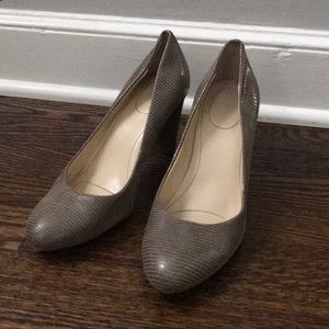 Calvin Klein olive pulp in tan croc print